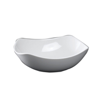 Ceramic Rounded Square Bowl (17cm)