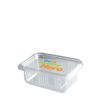 Clear Hinged Salad Container - 250cc/ml