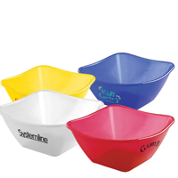 Plastic Square Coloured Bowl