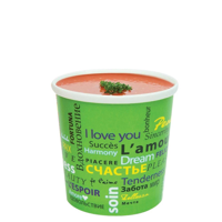 Full colour soup container with lid [16oz]