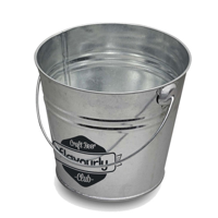 Galvanised Metal Bucket - 5 Litre