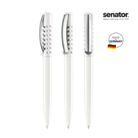Senator® New Spring Polished With Metal Clip Push Ball Pen