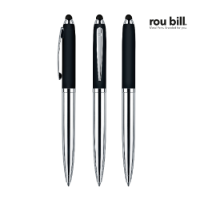 Rou Bill® Nautic Twist Ball Pen With Touch Pad