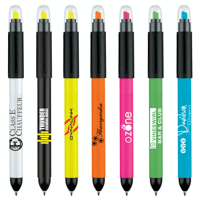 senator Duo Pen Polished plastic multifunction ball pen & highlighter