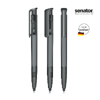 senator Super Hit Clear plastic ball pen with soft grip