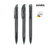 senator Challenger Clear plastic ball pen with soft grip