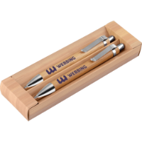 SET - Rodeo Bamboo Pen And Pencil With PB72 Box (Line Colour Print)