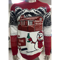 Xmas Jumper Snowman Pub