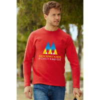 Fruit of the Loom Long Sleeve Value T-Shirt - Coloured (Transfer Print - 305 x 305mm)