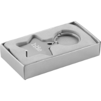 Keyrings - Star Shaped Keyring In Presentation Box (Laser Engraved)