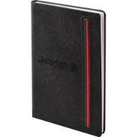 Notebooks - Denim Black Notebook (De-Dome Print)