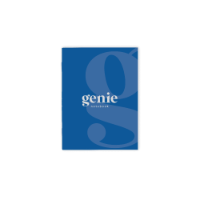 Genie Notebook - A5 - Saddle Stitched With Rounded Corners (Full Colour Print)