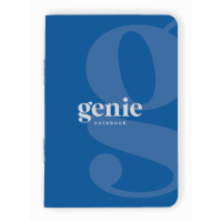 Genie Notebook - A6 - Saddle Stitched With Rounded Corners (Full Colour Print)