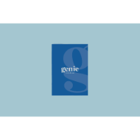 Genie Notebook - A5 - Saddle Stitched With Squared Corners (Full Colour Print)