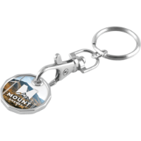 Trolley Coin Keyring – Double Sided (Full Colour)