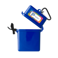 Waterproof Container With Carabiner (Full Colour Label)