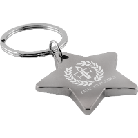 Star Shaped Keyring