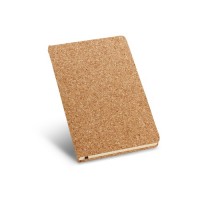 ADAMS A6. A6 cork notepad with ivory-colored plain sheets