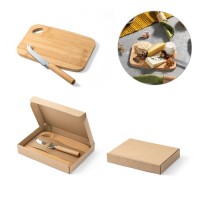 CAPPERO. Set with board and cheese knife