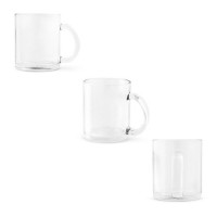 CARMO. Glass mug suitable for sublimation 350 mL