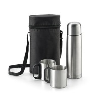 DURANT. Stainless steel thermos and mugs set