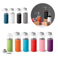 RAISE. Glass and stainless steel Sport bottle 520 mL