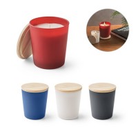 DUVAL. Aromatic Soy candle with wooden lid