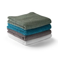 BARDEM S. Face towel in cotton and recycled cotton