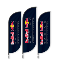 BAT FAN S ADVERTISING GOLF FLAG 65 X 200 CM WITH GROUND SPIKE
