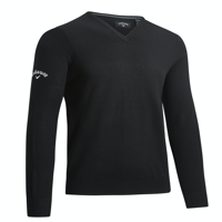CALLAWAY GENT'S V-NECK MERINO GOLF SWEATER WITH EMBROIDERY TO 1 POSITION