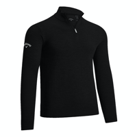 CALLAWAY GENT'S QUARTER ZIPPED MERINO GOLF SWEATER WITH EMBROIDERY TO 1 POSITION