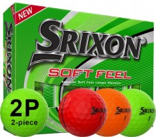 SRIXON SOFT FEEL PRINTED  BRITE GOLF BALLS 12-47 DOZEN