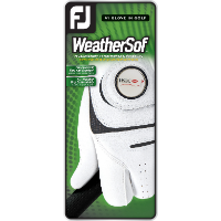FJ (FOOTJOY) WEATHERSOF GOLF GLOVE WITH YOUR LOGO ON THE REMOVABLE BALL MARKER