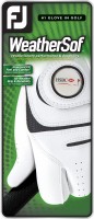 FJ (FOOTJOY) WEATHERSOF GOLF GLOVE WITH YOUR LOGO ON THE REMOVABLE BALL MARKER