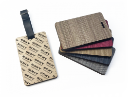 WOODEN PLY LUGGAGE TAG - DESIGN 4