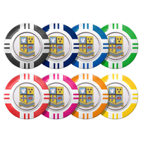 Vegas Poker Chip Enamel Markers