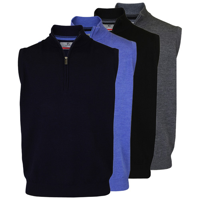 PQ Merino 1/2 Sleevless Zip Neck Sweater