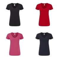 Women Colour T-Shirt Iconic V-N