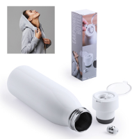 Thermal Bottle With Bluetooth Earphones