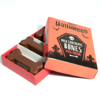 Halloween - Large Eco Matchbox - Milk Chocolate Bones