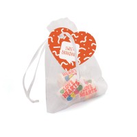Eco Range - Organza Bag - Love Hearts®
