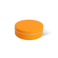 XS Peppermint Tin - Orange - Paper Label
