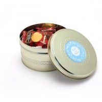 Winter Collection - Gold Treat Tin - Mini Shortbread Biscuits