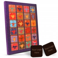 Advent Calendars - Maxi Advent Calendar - Vegan Dark Chocolate - 71% Cocoa - 3D Branding