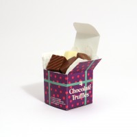 Winter Collection - Eco Maxi Cube - 4x Chocolate Truffles