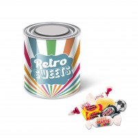 Large Paint Tin - Retro Sweets - Pick 'n Mix Sweets