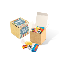 Eco Range - Eco Kraft Cube - Retro Sweets