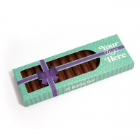 Winter Collection - Eco 12 Baton Bar Box - Milk Chocolate - Present Box - 41% Cocoa