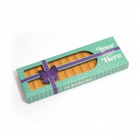 Winter Collection - Eco 12 Baton Bar Box - Gold Chocolate Bar - Present Box - 32% Cocoa
