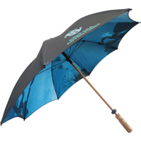 Spectrum Sport Wood Medium Double Canopy Umbrella